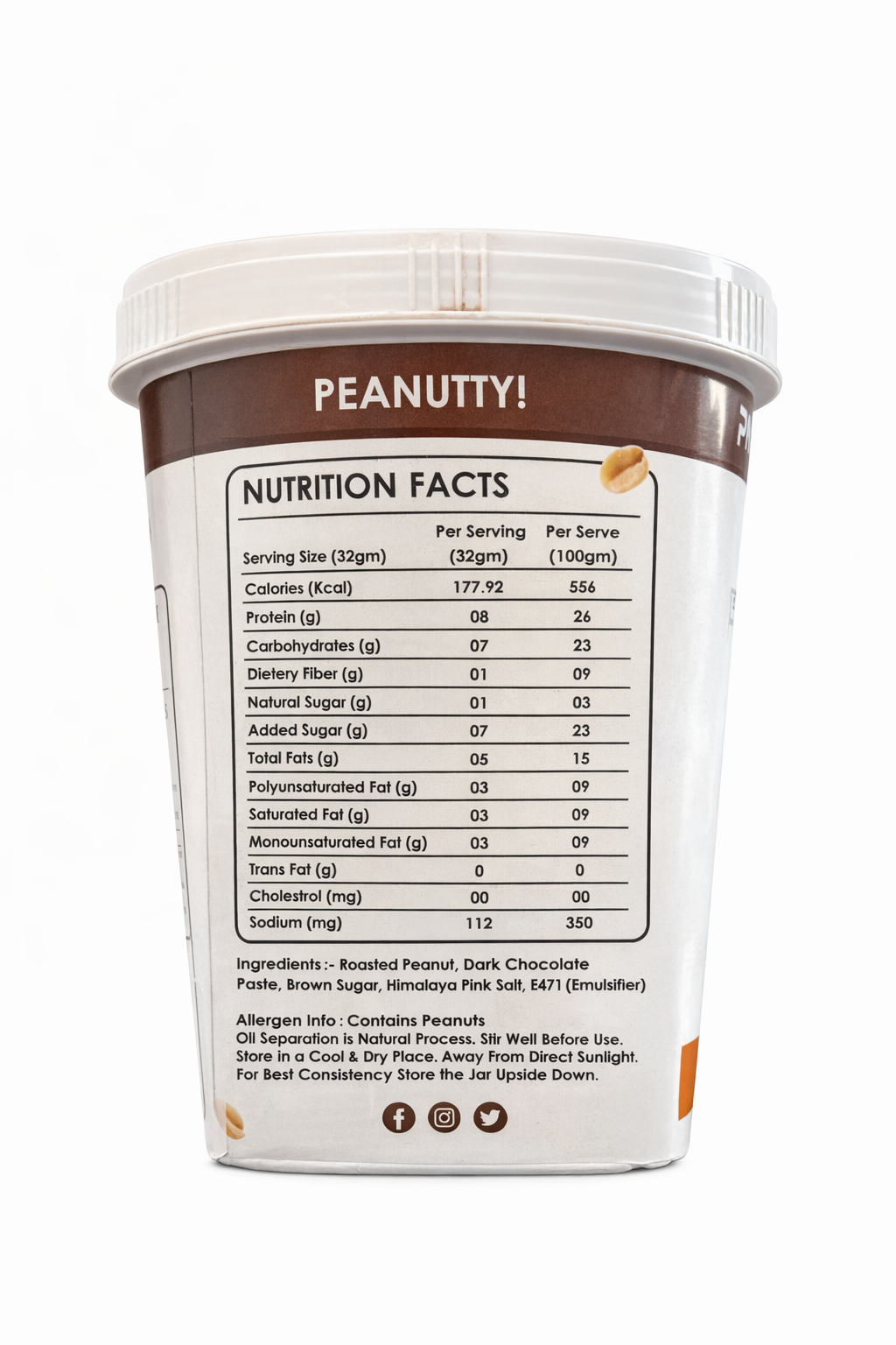 PNUT'S FARM DARK CHOCOLATE CRUNCHY 1KG