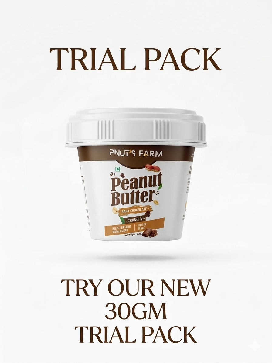 PNUT’S FARM Peanut Butter Dark Chocolate Crunchy – 30g Trial Pack